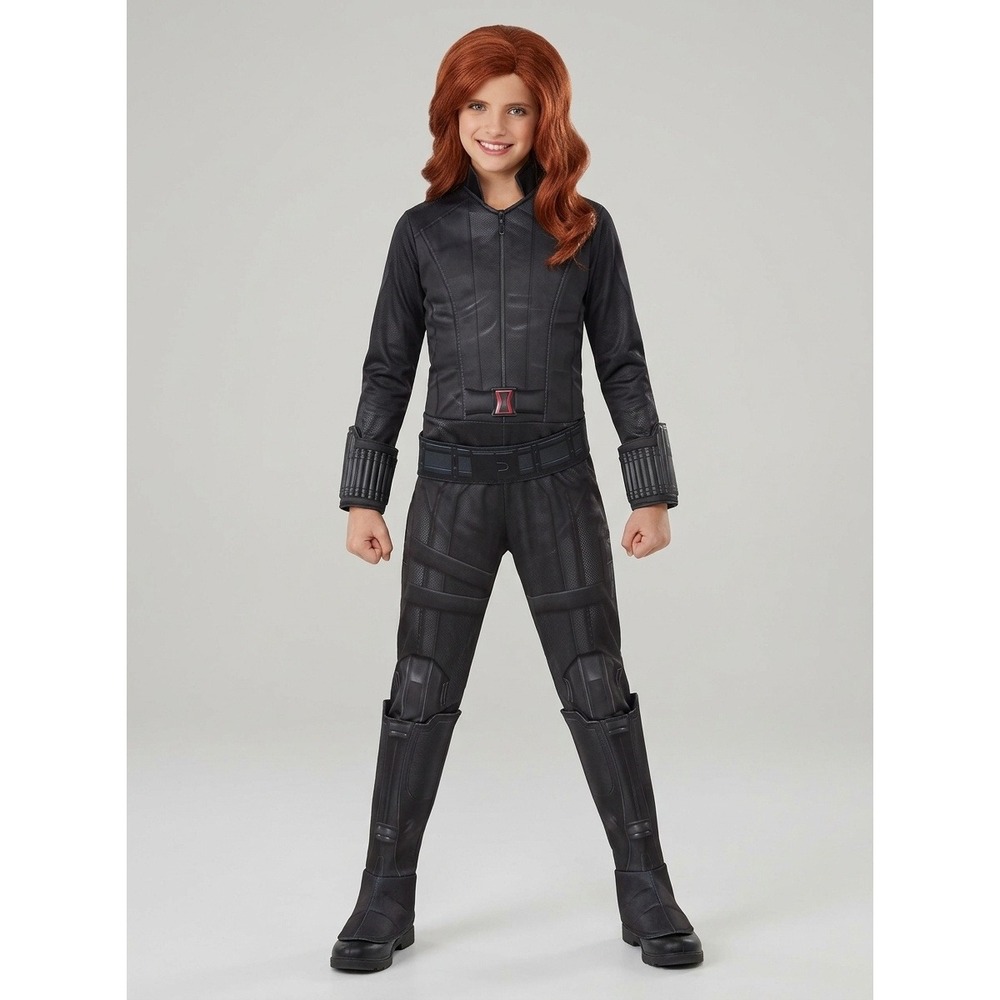 Black Widow Costume Girl Marvel Captain America Civil War  Kids Size Large 12-14
